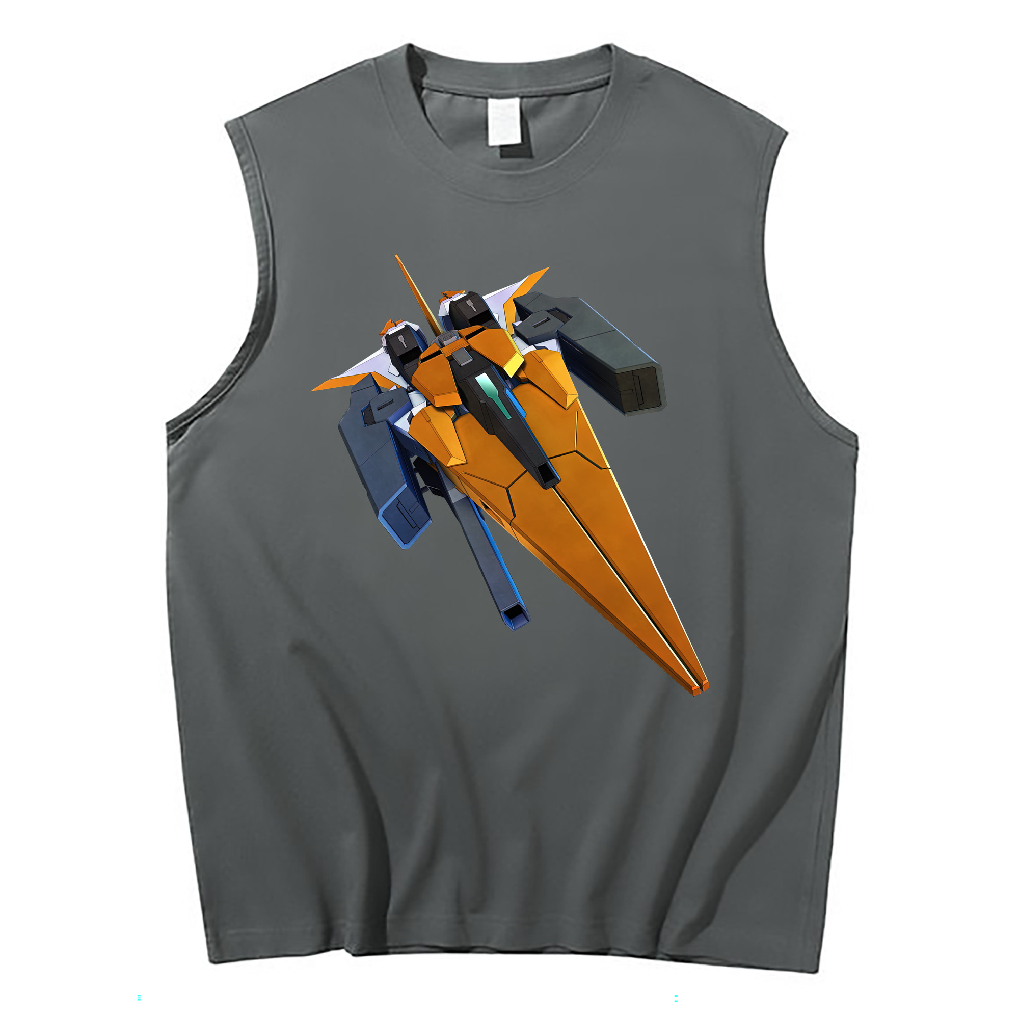 （画像用） 機動戦士ガンダム Mobile Suit Gundam コットン100％タンクトップ（フロントプリント）